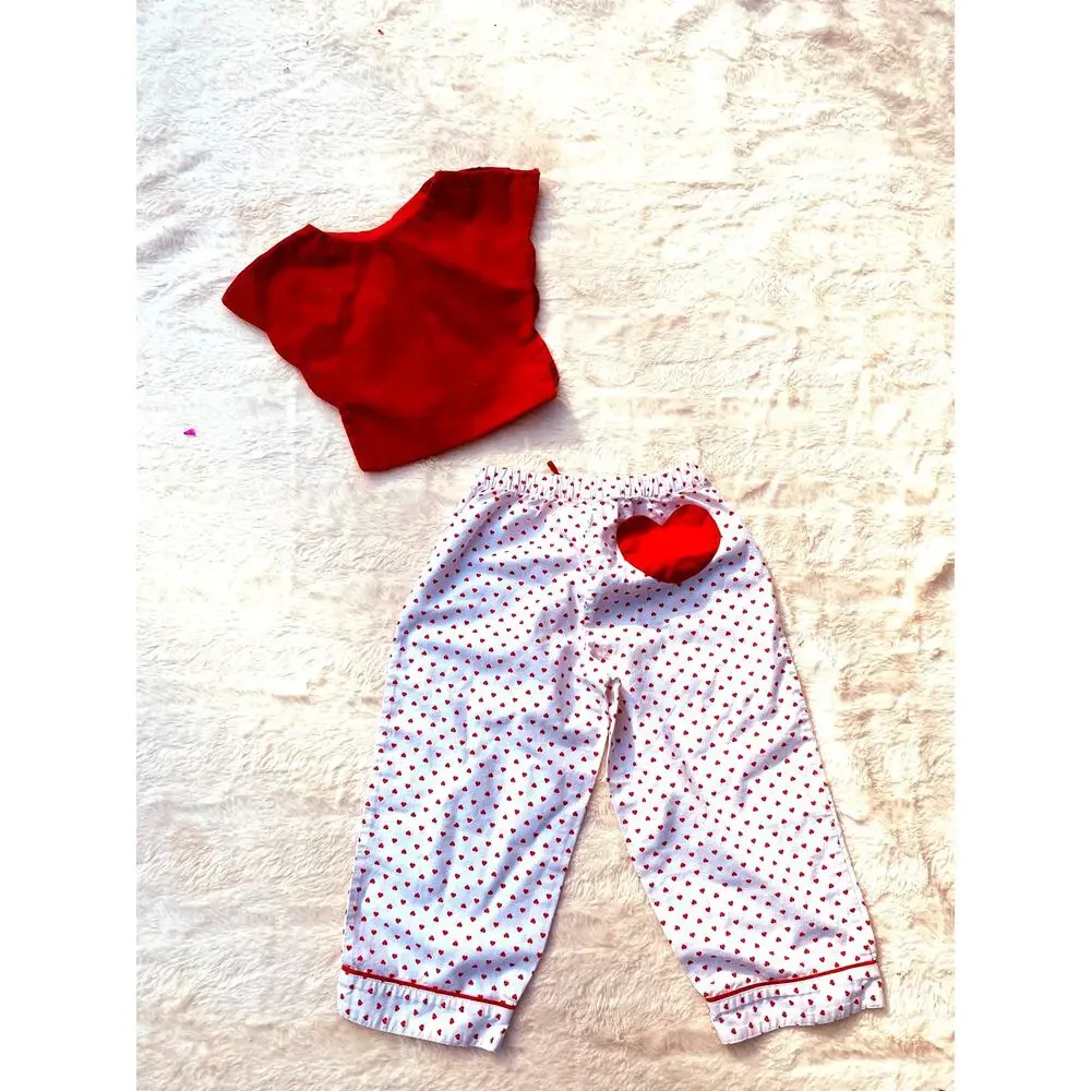 VALENTINE THEMED GIRLS SET SIZE 3YR